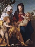 THe Madonna and Child with Saint Elzabeth and Saint John the Baptist